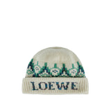 Wool-blend Fair Isle beanie