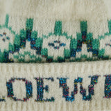 Wool-blend Fair Isle beanie
