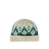 Wool-blend Fair Isle beanie