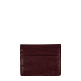 Intrecciato leather credit card case