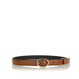 Oval buckle belt