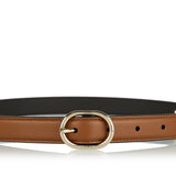 Oval buckle belt