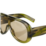 Rectangular frame sunglasses