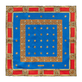 Print silk twill scarf