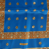 Print silk twill scarf