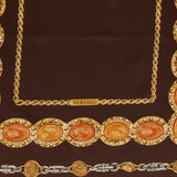 Print silk twill scarf