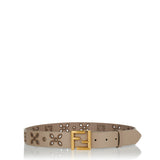 Fendi FF leather belt