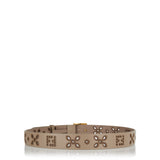 Fendi FF leather belt