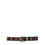 Floral belt with beads