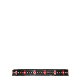 Floral belt with beads