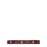 Floral belt with beads