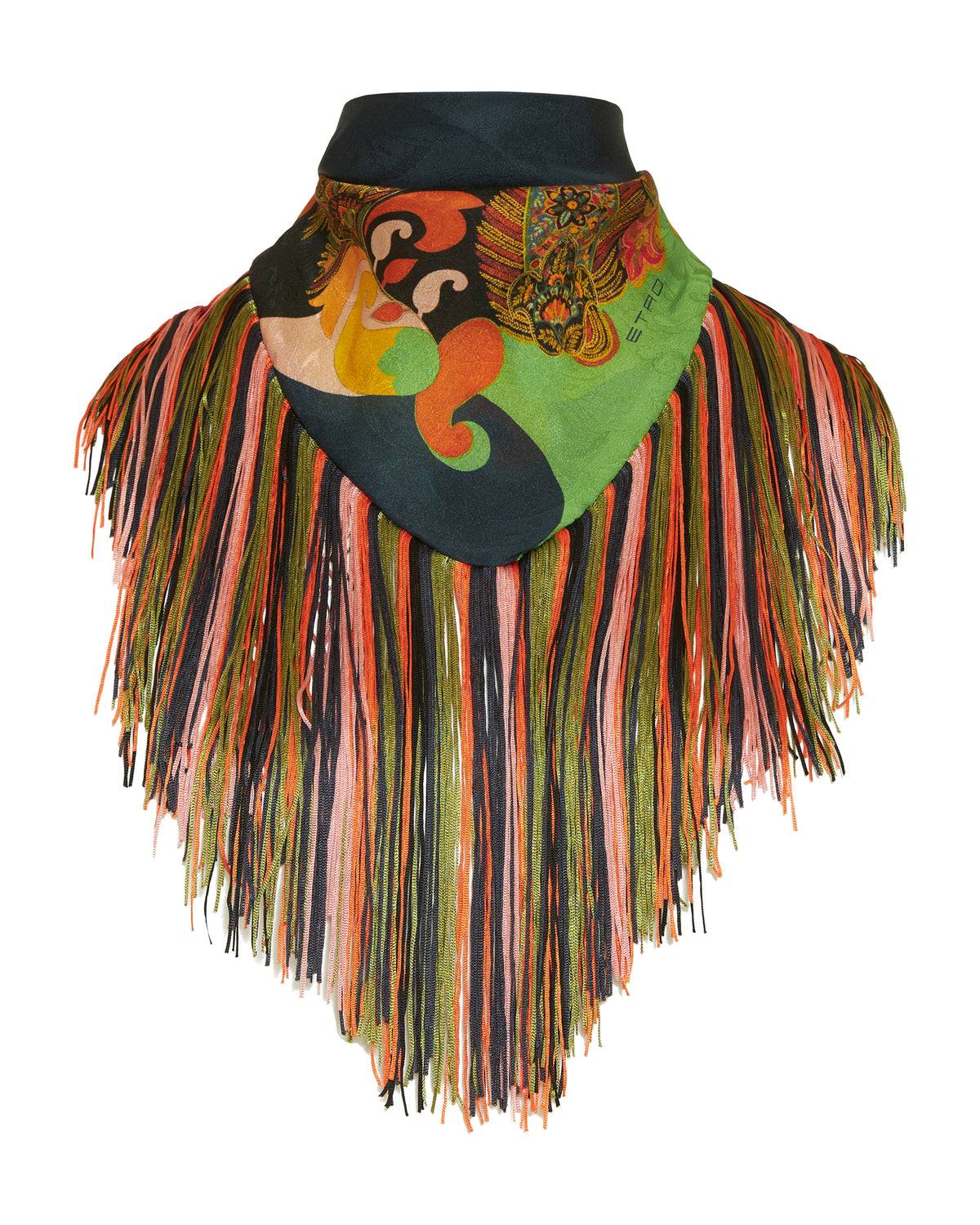 Etro Floral paisley fringed scarf – Luisa World