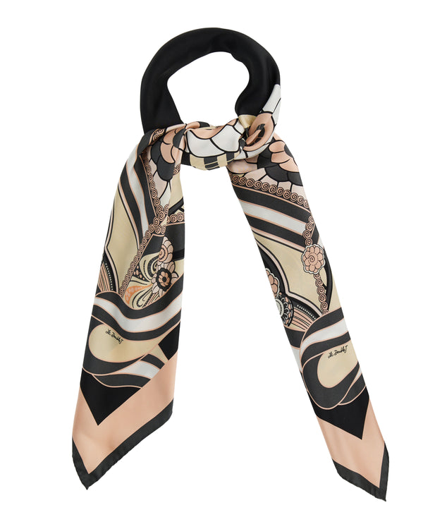 La DoubleJ Foulard printed silk scarf