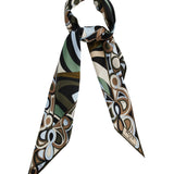 Pucci Marmo-print silk triangle scarf