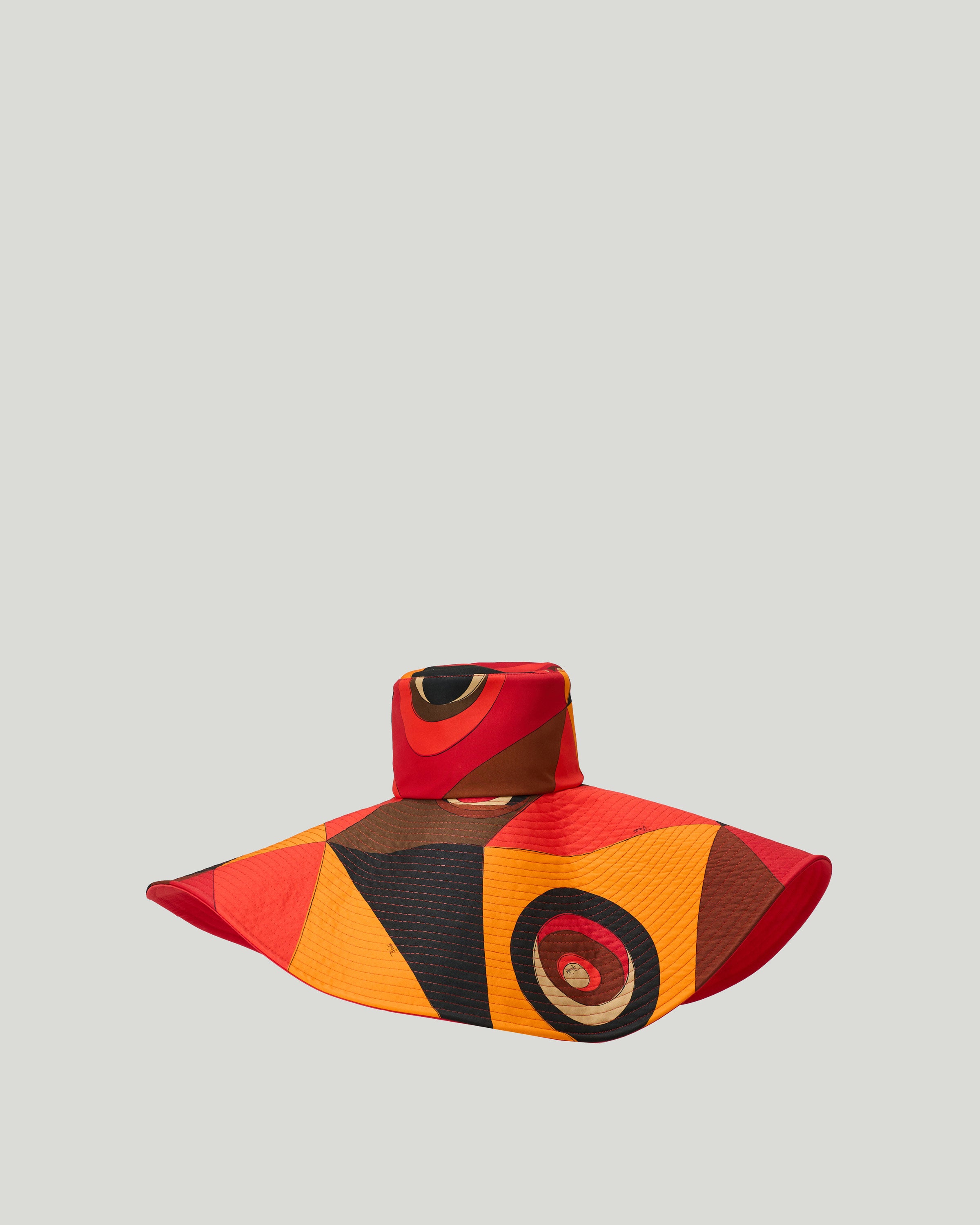 Pucci Occhi print wide-brimmed hat – Luisa World