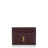 Saint Laurent Cassandre leather card case