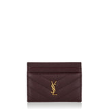 Saint Laurent Cassandre leather card case