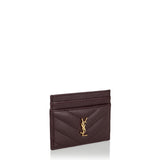 Saint Laurent Cassandre leather card case