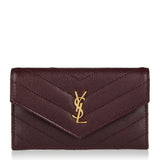 Saint Laurent Cassandre Fragments flap card case