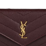 Saint Laurent Cassandre Fragments flap card case