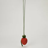 Loewe  Paula's Ibiza Strawberry coin raffia purse