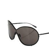 Alaïa Mask large round-frame metal sunglasses