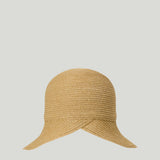 Amphora Collection Paper hat with crossed brim
