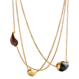 Drop marble necklace