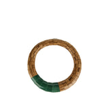 Aventurine zebrano wood necklace