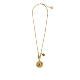 Gold-tone jasper necklace