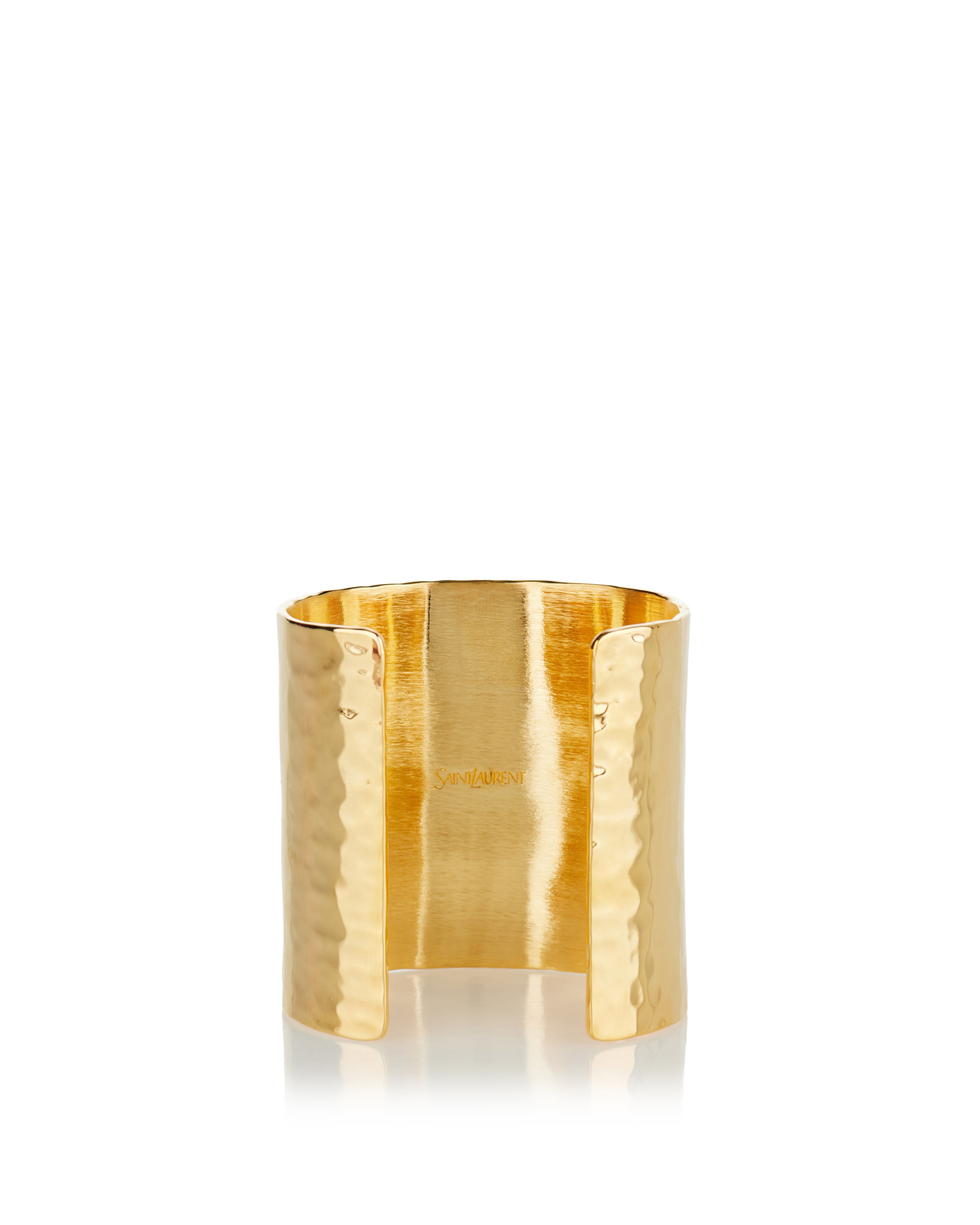 Saint Laurent Cassandre metal cuff – Luisa World