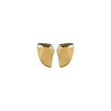 Bottega Veneta Small Prisma gold earrings