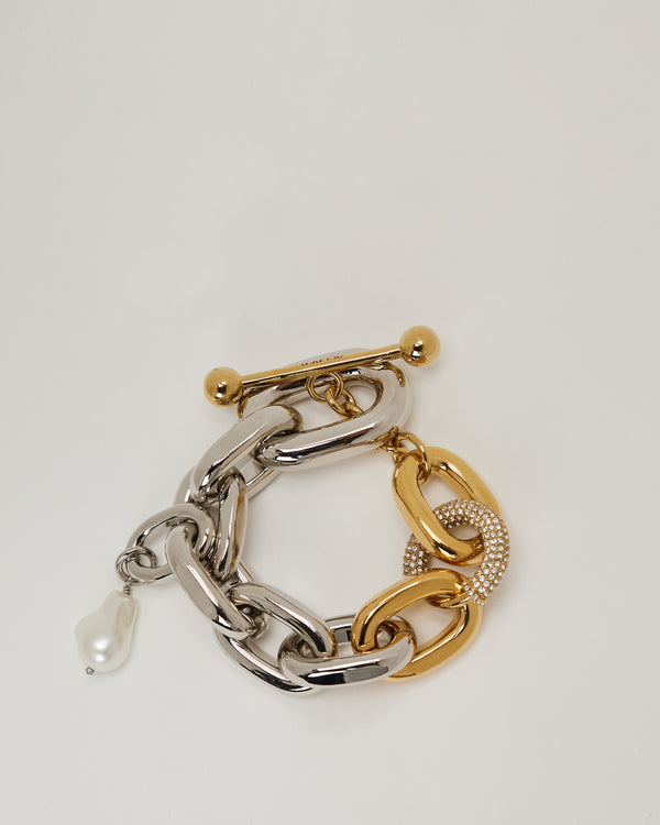 Rabanne Embellished chain bracelet