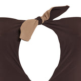 Saint Laurent Tied strapless swimsuit