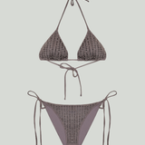 Venuja Crystal-embellished bikini