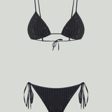 Venuja Embellished triangle bikini set