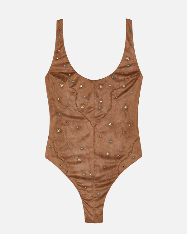 Venuja One-piece round neck swimsuit