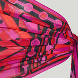 Pucci Cotton sarong with mixed prints