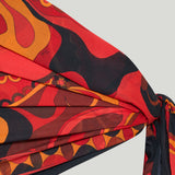 Pucci Orchidee print cotton sarong