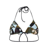 Pucci Occhi print triangle bikini top