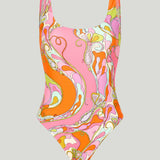 Pucci Orchidee print one-piece swimsuit