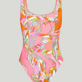 Pucci Orchidee print one-piece swimsuit
