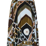 Pucci Vivara print silk short kaftan