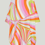 Pucci Printed silk-twill kaftan