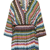 Missoni Chevron v-neck beach dress