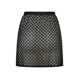 Missoni Macro zigzag pattern mini pareo skirt