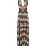 Missoni Zigzag lamé halterneck jumpsuit