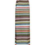 Missoni Zigzag lamé viscose pareo skirt