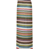 Missoni Zigzag lamé viscose pareo skirt