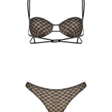 Missoni Balconette bikini in lamé viscose